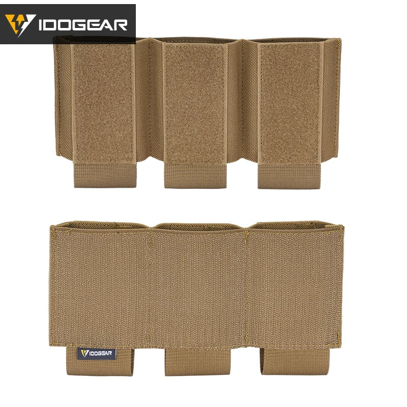 Poche à Chargeurs Tactique 5.56 Triple IDOGEAR – Modèle DOPE avec Fixation Élastique Hook & Loop - Référence 3598 - BLACKBEARD OUTDOOR INDUSTRIES