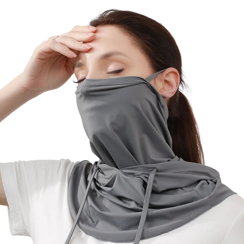 Balaclava Men Women Face Mask Sun/UV Protection Breathable Long Neck Covers Ma boutique