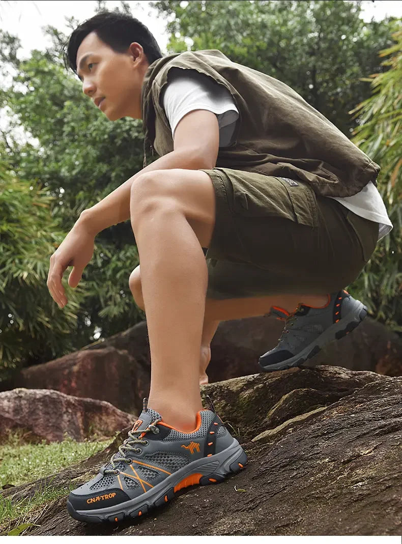 Chaussures de Randonnée Homme - Respirantes en Mesh, Légères et Résistantes - Chaussures de Sport pour Randonnée, Chasse et Activités Tactiques - BLACKBEARD OUTDOOR INDUSTRIES