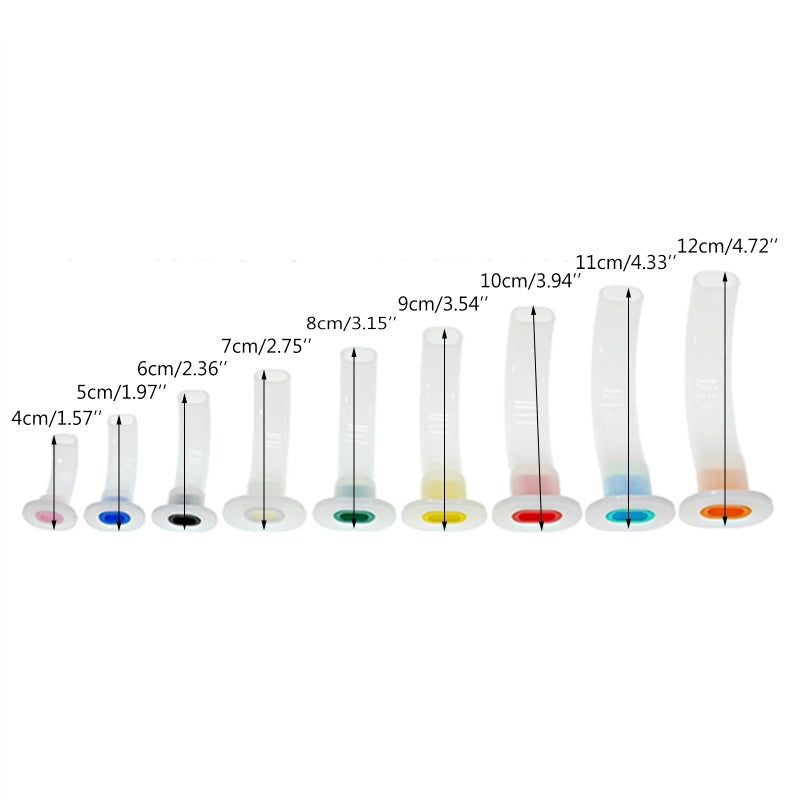 Pack de 9 Tubes Oro-pharyngés Jetables Guedel – Couleur Blanche – Guide Premiers Secours Ma boutique