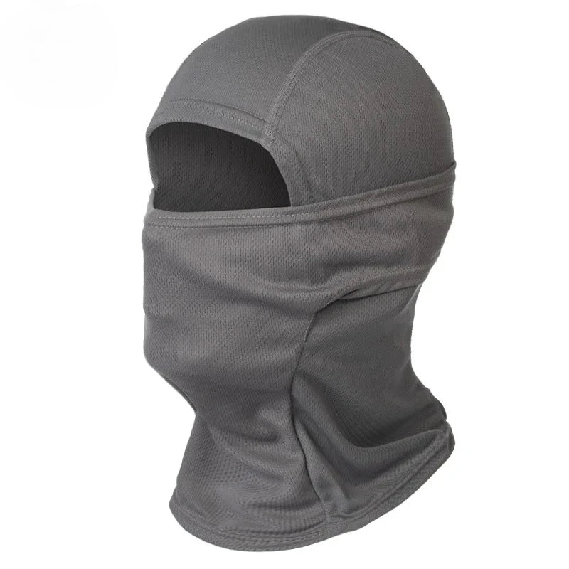 Cagoule intégrale en mesh respirant, protection visage outdoor