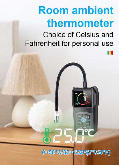 Détecteur de Fuite de Gaz Inflammable – Analyseur de Gaz Naturel, LPG, Méthane, Alcool (50000 PPM/LEL%) avec Sonde Flexible - BLACKBEARD OUTDOOR INDUSTRIES