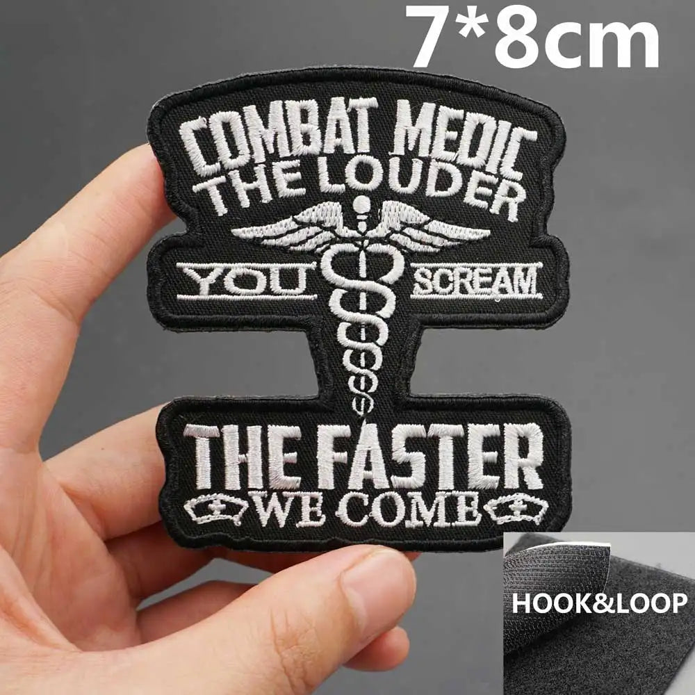 Patch Médical Tactique Brodé - BLACKBEARD OUTDOOR INDUSTRIES