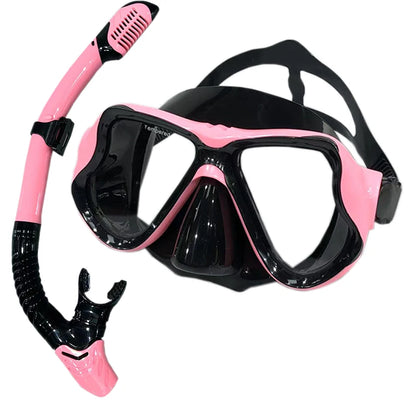 Masque de plongée et snorkeling adulte en verre trempé