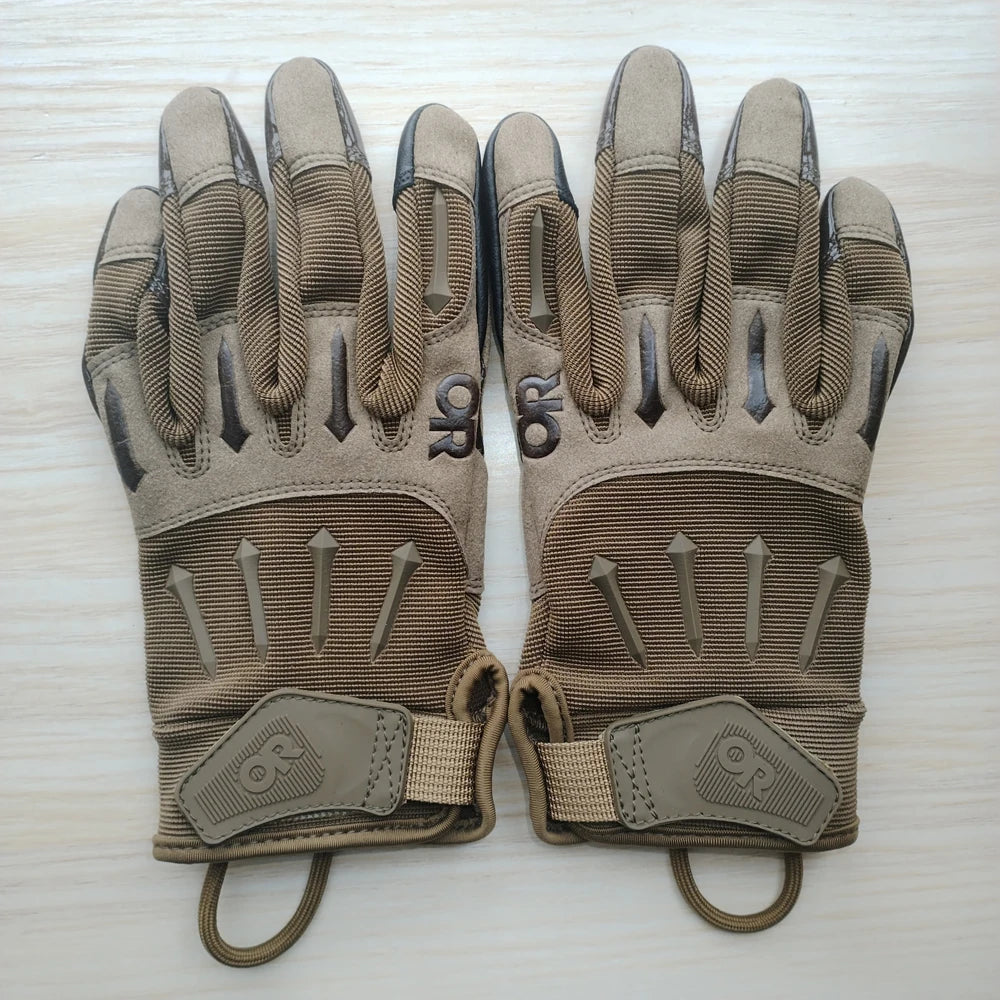 Gants tactiques unisexes outdoor – Noir et camouflage