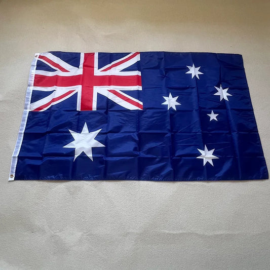 Drapeau de l'Australie – 90x150 cm (3x5 pieds) – Polyester de Haute Qualité – Drapeau National AUS AU Suspendu – Décoration Intérieure et Extérieure BLACKBEARD OUTDOOR INDUSTRIES