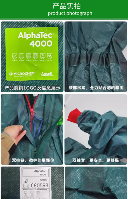 Ansell 5000 - Combinaison de Protection Chimique Haute Résistance - BLACKBEARD OUTDOOR INDUSTRIES