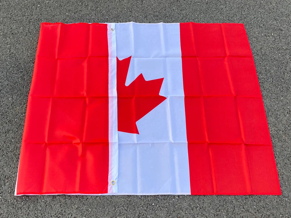 Drapeau du Canada 90x150 cm – Bannière en Polyester (Intérieur et Extérieur) BLACKBEARD OUTDOOR INDUSTRIES
