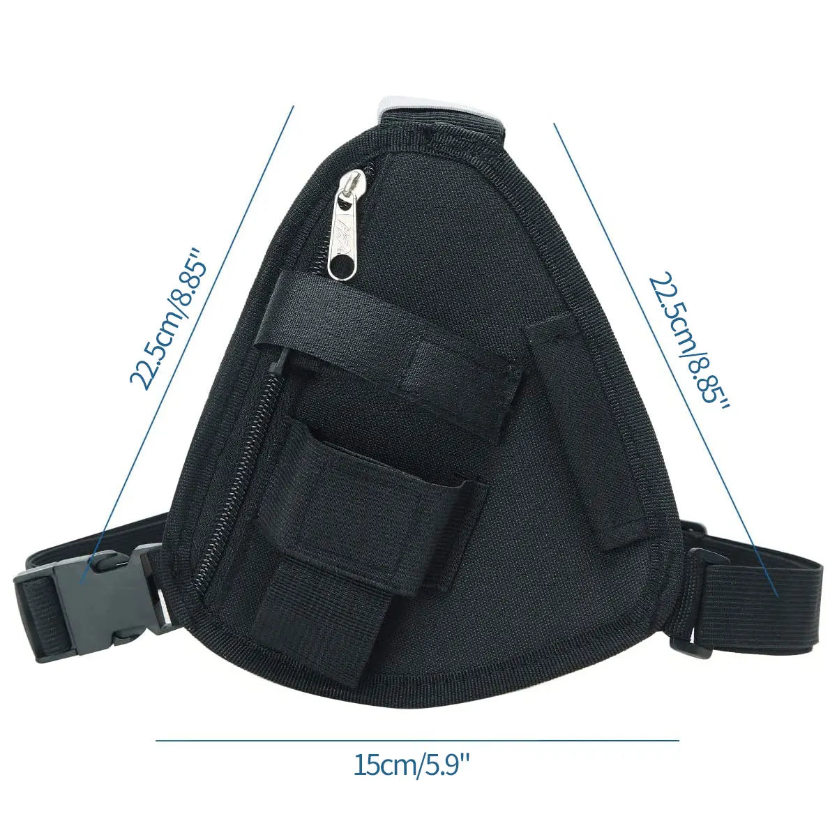 Gilet Tactique Poitrine Nylon – Holster Radio Baofeng BF-888S UV-5R | 4 Coloris | Mains Libres - BLACKBEARD OUTDOOR INDUSTRIES