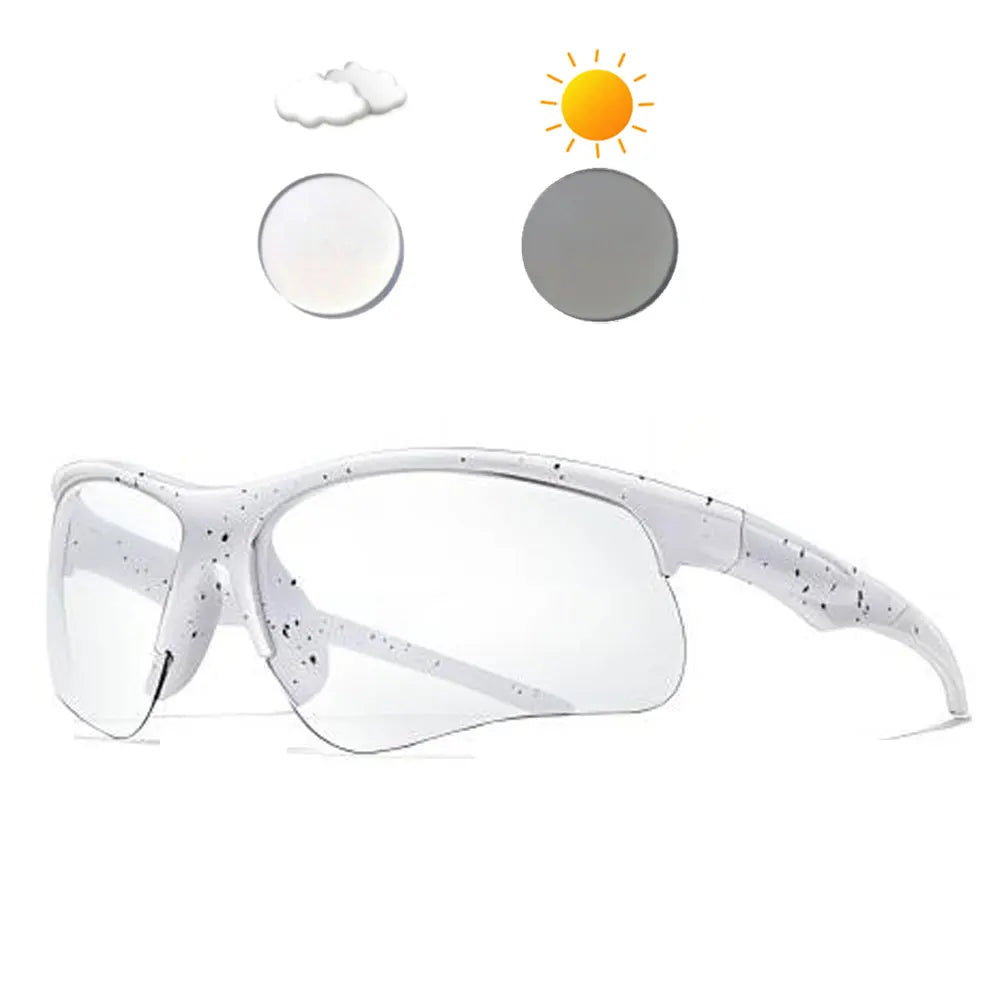OMEKOL Lunettes Photochromiques Cyclisme – VTT, Running & Outdoor