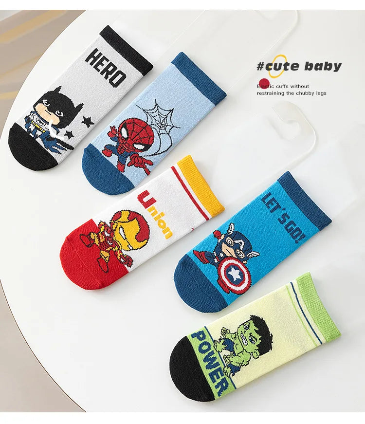 5 paires de chaussettes pour Marvel enfants Ma boutique