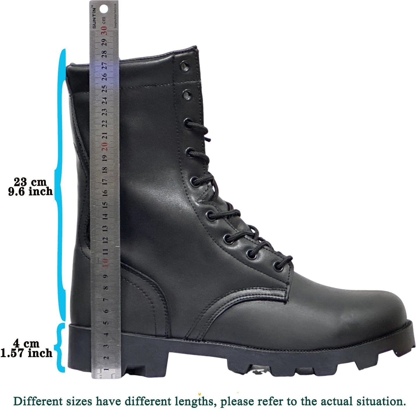 Rangers Cuir Homme Noir – Style Militaire Rétro, Semelle Caoutchouc, Pointures 39-46