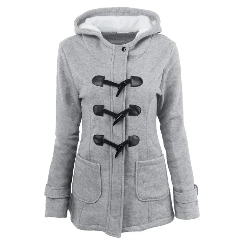 Veste femme à capuche zippée avec poches, du S au 5XL