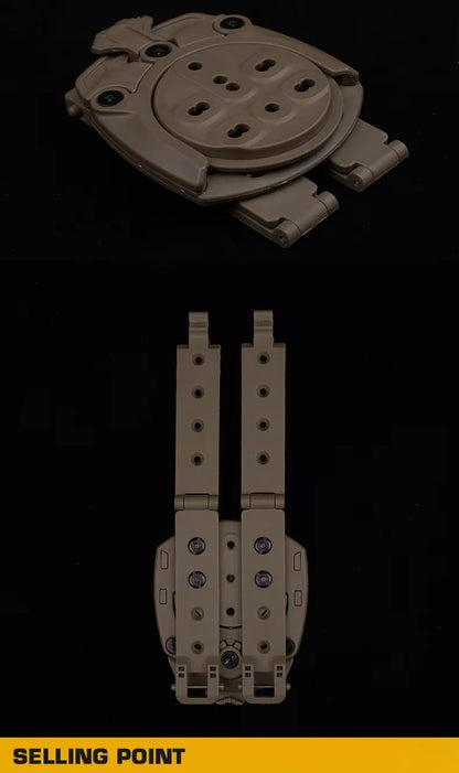 Adaptateur de Base Nylon 360° pour Support de Rotation MOLLE BLACKBEARD OUTDOOR INDUSTRIES