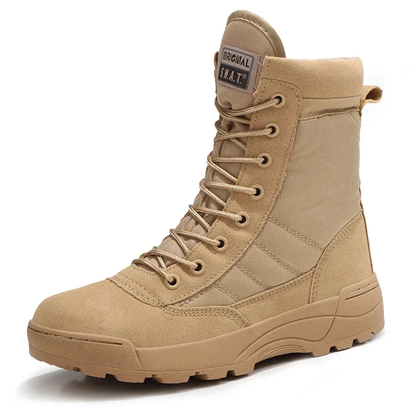 Bottes Tactiques Militaires Homme – Style Armée / Combat – Bottines de Sécurité Désert Résistantes - BLACKBEARD OUTDOOR INDUSTRIES