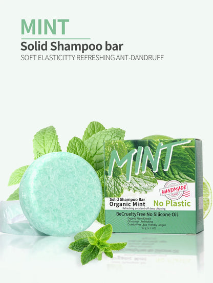 Shampooing Solide Rafraîchissant à la Menthe – Soin Capillaire Tonifiant & Naturel - BLACKBEARD OUTDOOR INDUSTRIES