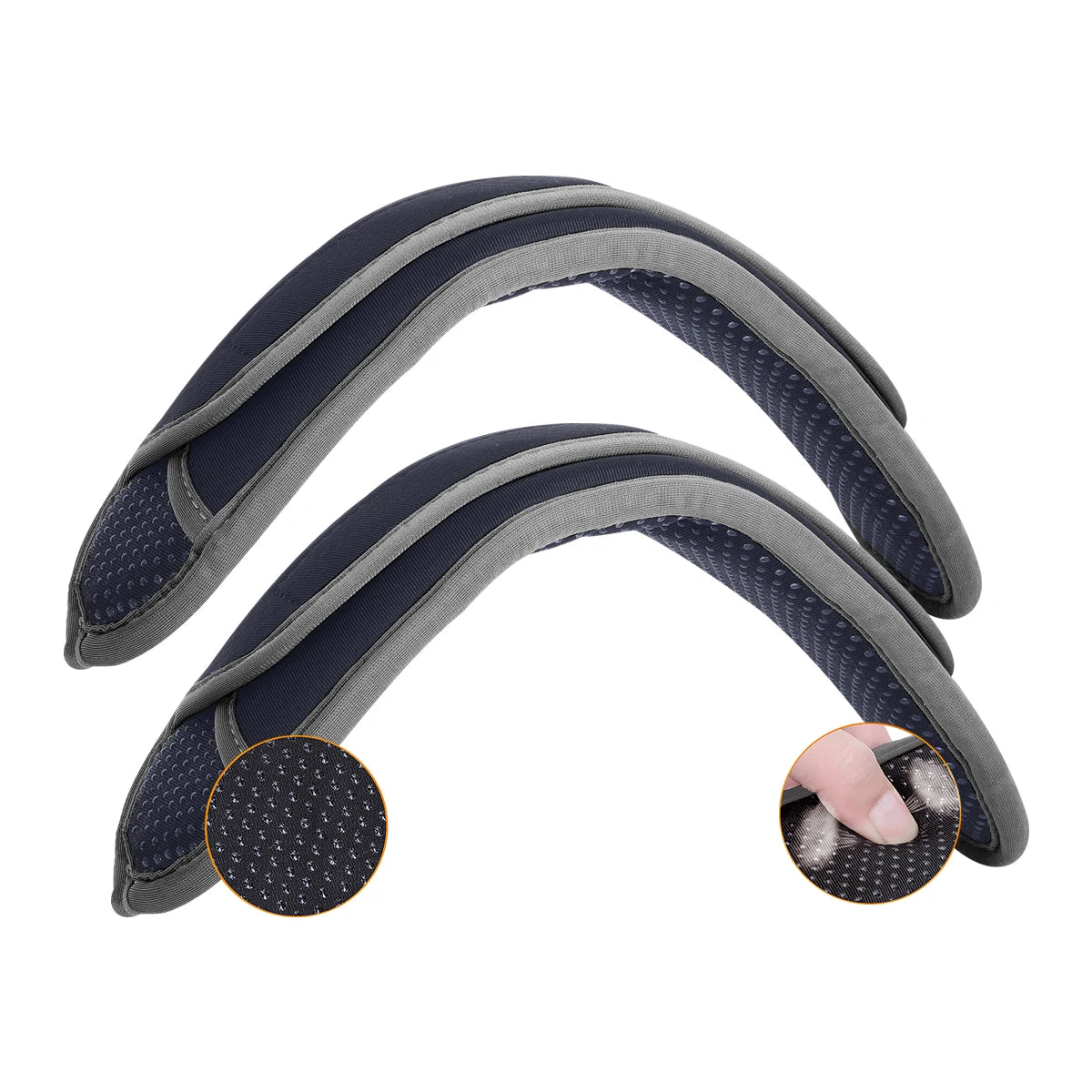 Lot de 2 Coussinets d'Épaule Universels Antidérapants – Épaulières Épaisses pour Sac à Dos, Sacs à Bandoulière, Sangles de Guitare, Sacs Ordinateur, etc. - BLACKBEARD OUTDOOR INDUSTRIES