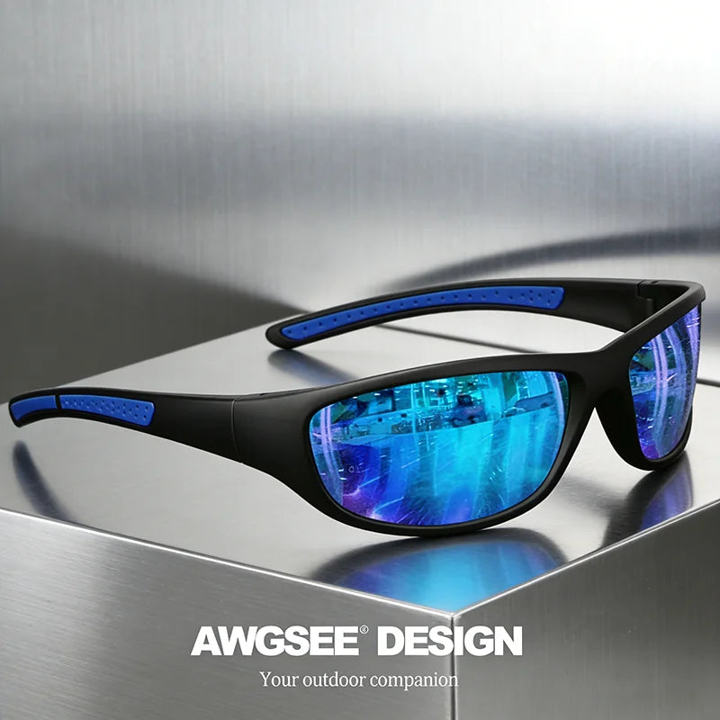 Lunettes de Sport Polarisées UV400 – Cyclisme, Course, Pêche | Verres Photochromiques & Miroir
