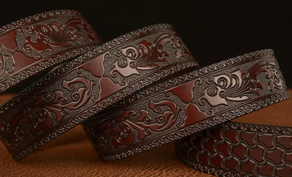 Ceinture en Cuir Véritable SupSindy - Luxe avec Boucle Métallique Ma boutique