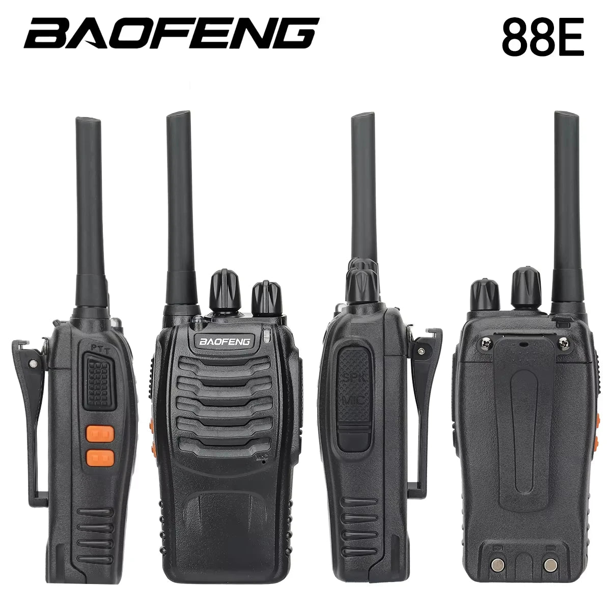 Pack 4 Talkies-Walkies PMR Sans Licence – Rechargeable USB, Expédié de France