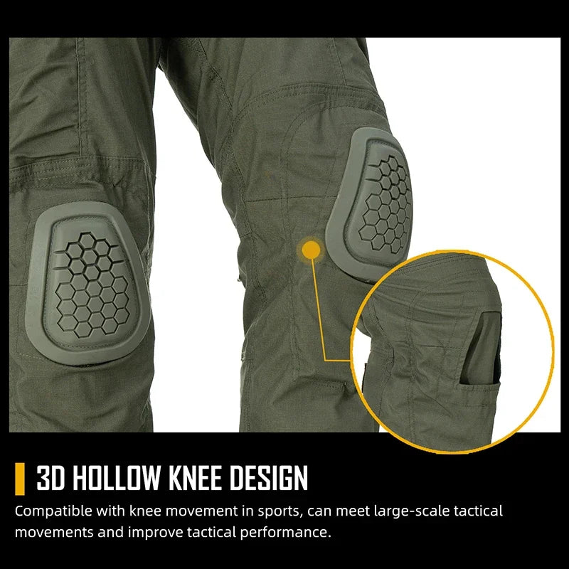 pantalon tactique idogear g4 combat genouilleres