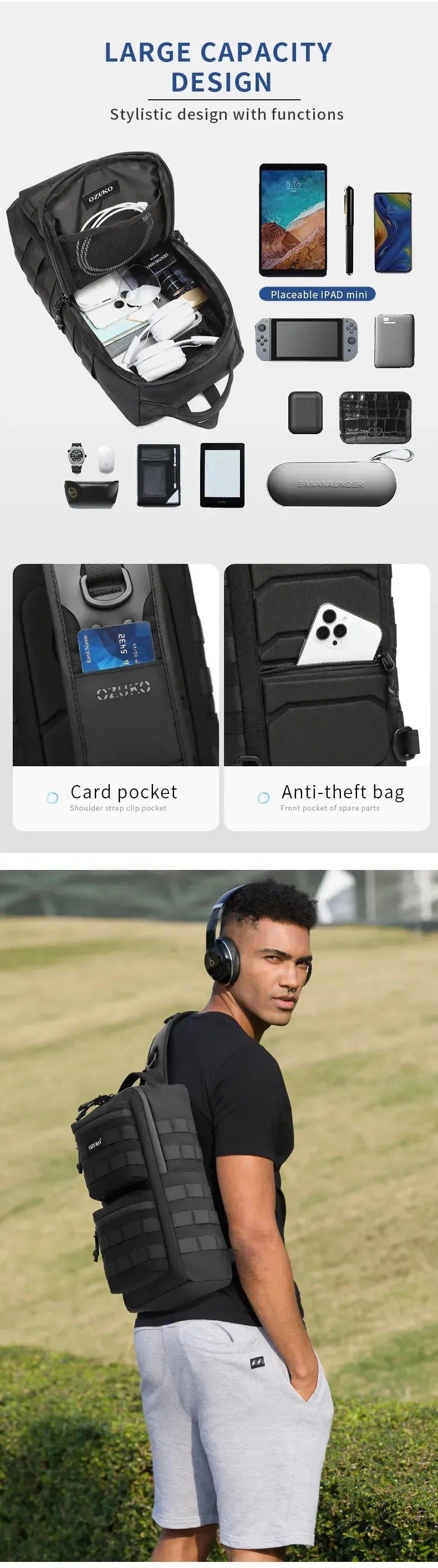 Sac Bandoulière OZUKO Ma boutique