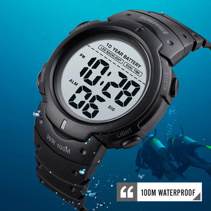 SKMEI 1560 – Montre Digitale Homme 100M Étanche - BLACKBEARD OUTDOOR INDUSTRIES