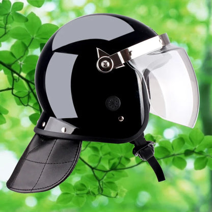 Casque Anti-Émeute Professionnel – Protection Crânienne ABS/PC, Masque PC Intégré, Norme DOT/ECE-R22, Sécurité & Maintien de l’Ordre