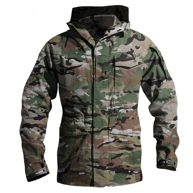 Veste Militaire Homme M65 – Tactique & Résistante | Coupe-Vent Imperméable avec Capuche – Style US/UK Army - BLACKBEARD OUTDOOR INDUSTRIES