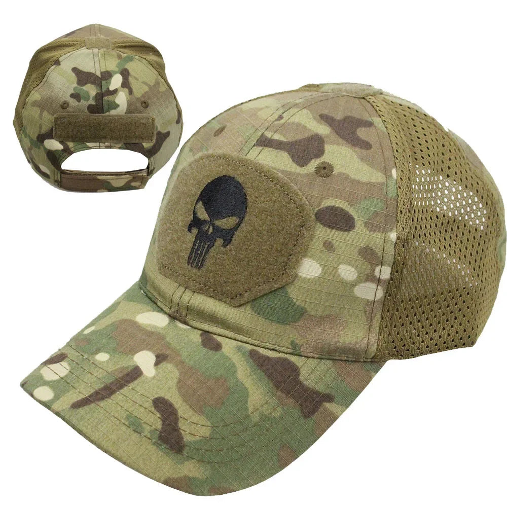 Casquette Tactique Camouflage Mesh – Forces Spéciales Respirante Unisexe | 11 Coloris - BLACKBEARD OUTDOOR INDUSTRIES