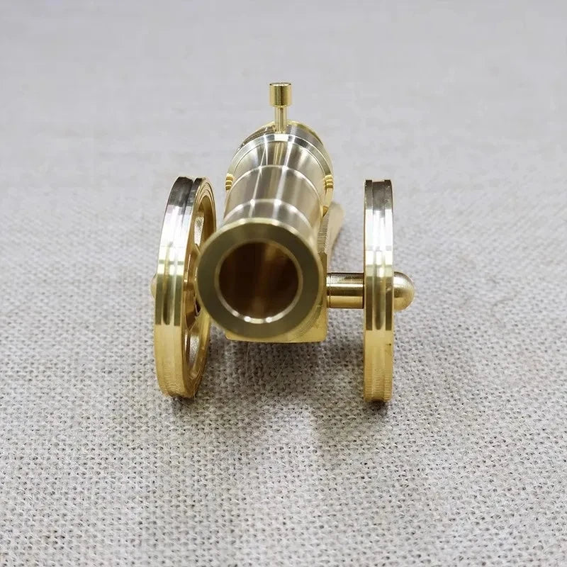 Mini Canon Napoléon – Modèle Réduit Militaire en Métal, Figurine de Collection 14x7 cm