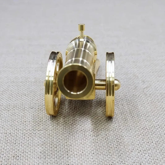 Mini Canon Napoléon – Modèle Réduit Militaire en Métal, Figurine de Collection 14x7 cm