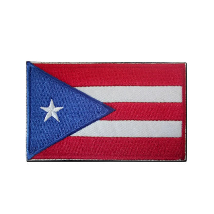 Patch Drapeaux Brodés Amérique et Caraïbes – 8×5 cm avec Velcro - BLACKBEARD OUTDOOR INDUSTRIES