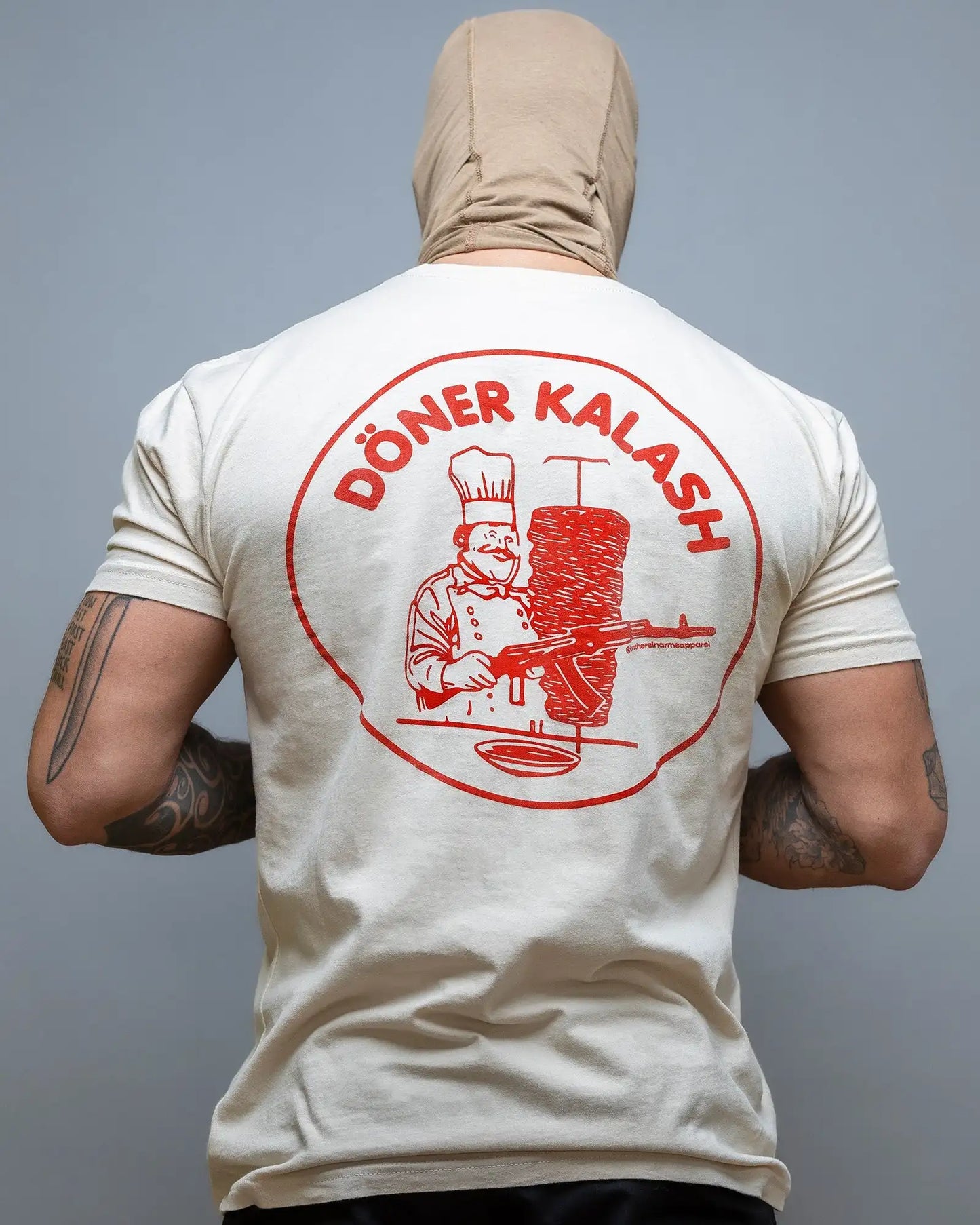 T-shirt Tactique Döner Kalash – 100% Coton, Style Streetwear Tactical, S à 4XL