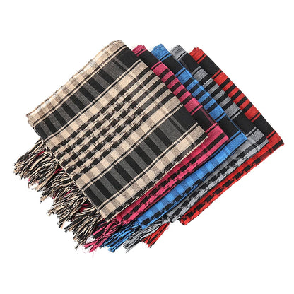 Shemagh Keffiyeh Tactique Désert – Écharpe Tête & Cou Unisexe 98x98 cm Polyester