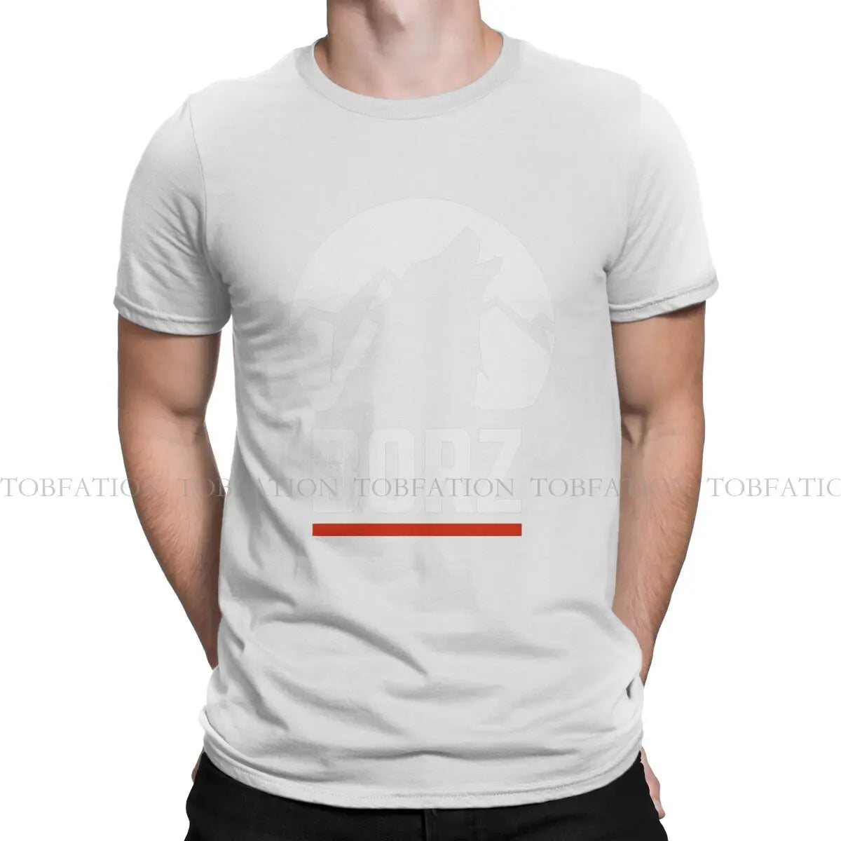 T-Shirt Coton Pur Borz Loup Tchétchène – Streetwear Harajuku, Col Rond | S à 6XL | 10 Coloris - BLACKBEARD OUTDOOR INDUSTRIES