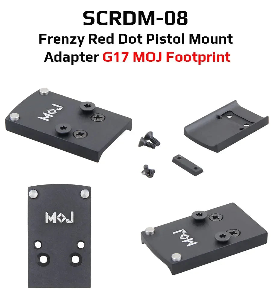 Adaptateur Universel pour Viseur Red Dot Airsoft M2/M4 – Montage sur Pistolet pour Accessoires Tactiques et de Chasse - BLACKBEARD OUTDOOR INDUSTRIES