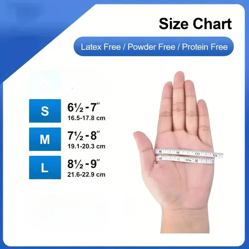 Gants Jetables en Nitrile Bleu – Étanches et Résistants - BLACKBEARD OUTDOOR INDUSTRIES