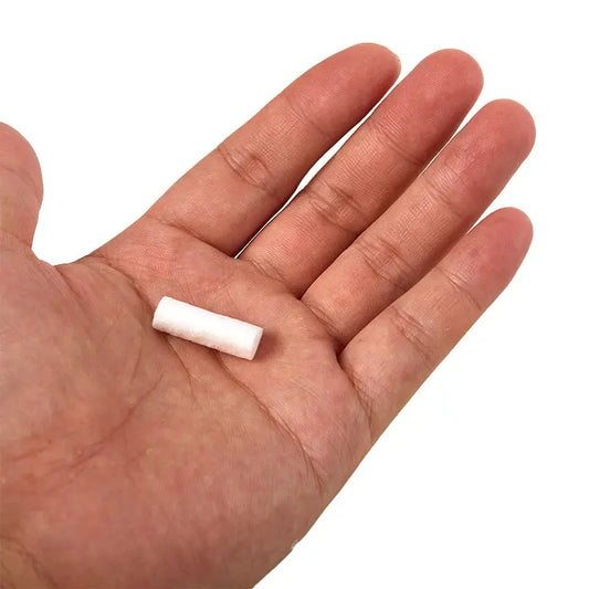 100 Cotons Hémostatiques Dentaires – Usage Médical – Rouleaux Jetables pour Soins Buccaux Ma boutique