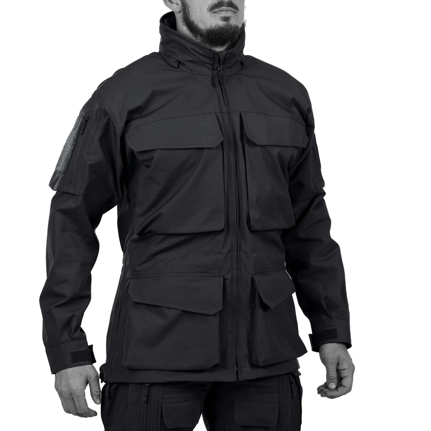 M2 Tactical Windbreaker Jacket – Veste de Travail Camouflée Imperméable à Capuche pour Randonnée, Sports et Activités en Extérieur BLACKBEARD OUTDOOR INDUSTRIES
