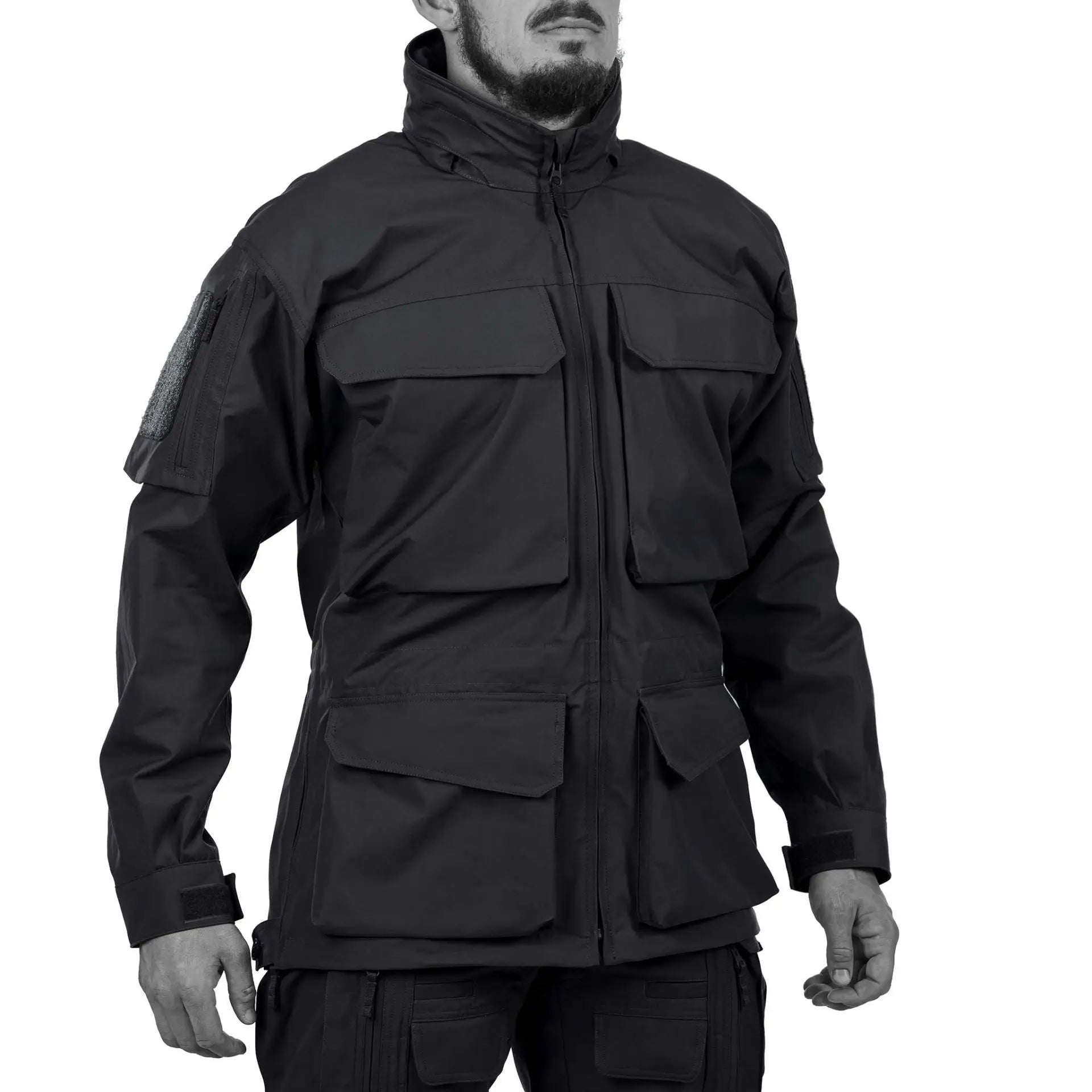 M2 Tactical Windbreaker Jacket – Veste de Travail Camouflée Imperméable à Capuche pour Randonnée, Sports et Activités en Extérieur BLACKBEARD OUTDOOR INDUSTRIES