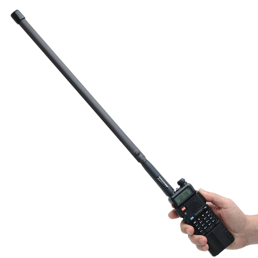 Antenne Tactique ABBREE CS SMA-Female Dual Band VHF/UHF 144/430MHz – Pliable pour Talkie-Walkie Baofeng, Quansheng, Kenwood