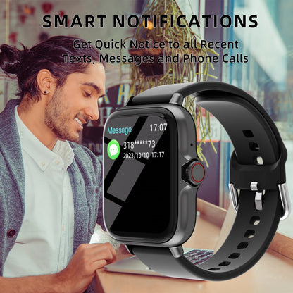 Montre Connectée Intelligente 1,83” – Appels & Notifications – Tracker Santé & Sport – DESERTCAT - BLACKBEARD OUTDOOR INDUSTRIES