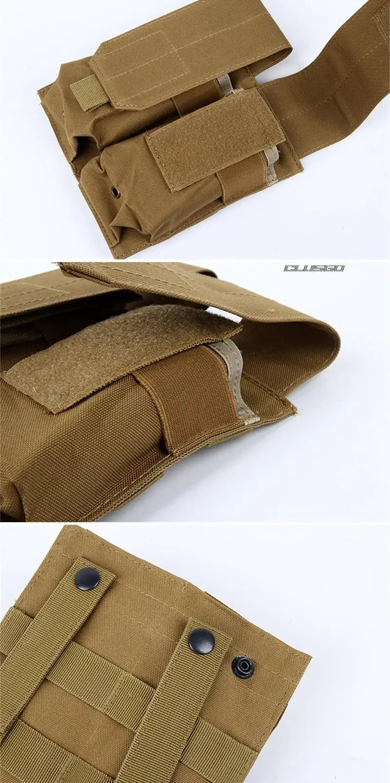 Pochette MOLLE Triple Porte Chargeurs - Double et Triple Mag Pouch pour AR15/M4 (5.56/7.62) BLACKBEARD OUTDOOR INDUSTRIES