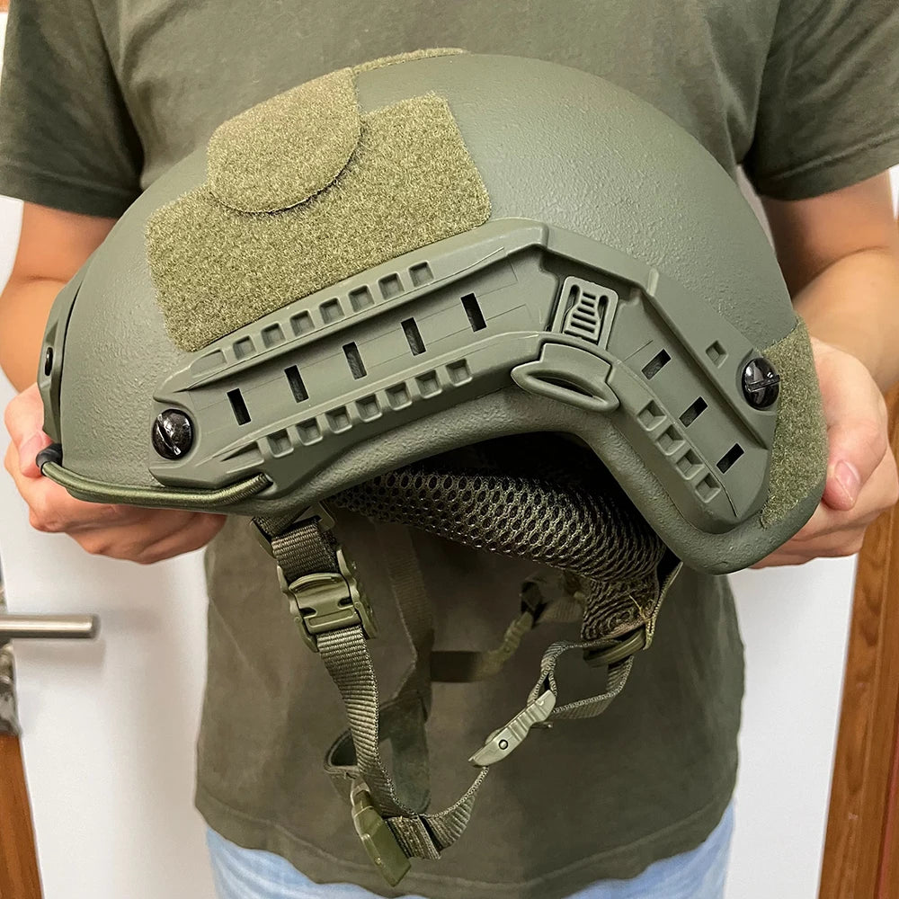 Casque tactique FAST MICH2000 airsoft ABS léger - BLACKBEARD OUTDOOR INDUSTRIES