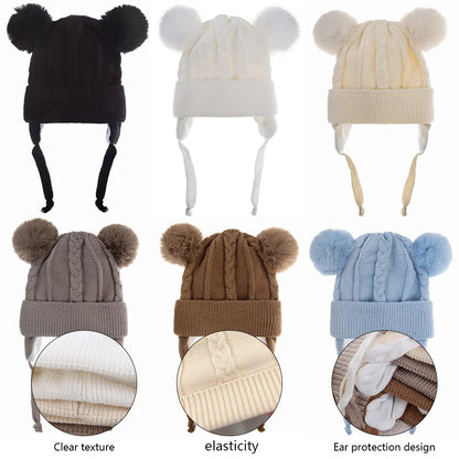 bonnet tricoté ours pour enfant 0/3ans Ma boutique