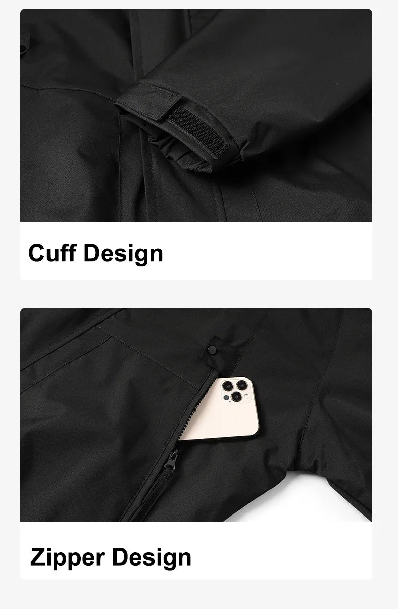 Veste Imperméable Unisexe CHRLCK – Coupe-Vent Respirante et Séchage Rapide pour Randonnée, Pêche et Camping - BLACKBEARD OUTDOOR INDUSTRIES