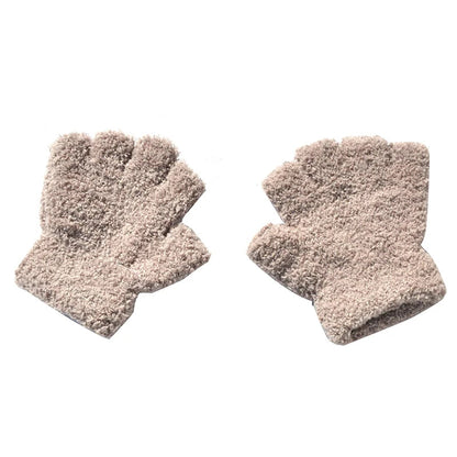 Paire de gants pour enfant en velours hiver Ma boutique