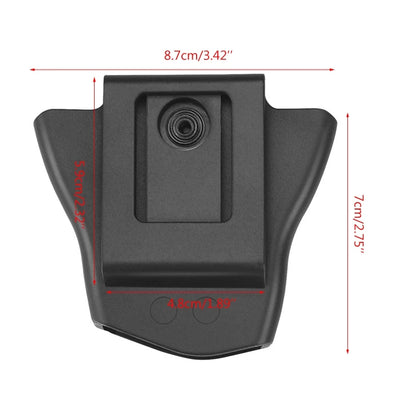 Porte-Menottes Acier Plastique Open Top – Ceinture Service | Menottes Art. & Chaîne | Déploiement Rapide - BLACKBEARD OUTDOOR INDUSTRIES