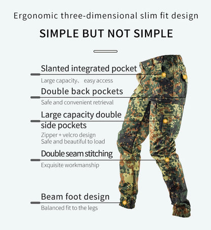 Pantalon Cargo Tactique Homme MEGE – Joggers Outdoor, Randonnée, Travail, Chasse - BLACKBEARD OUTDOOR INDUSTRIES